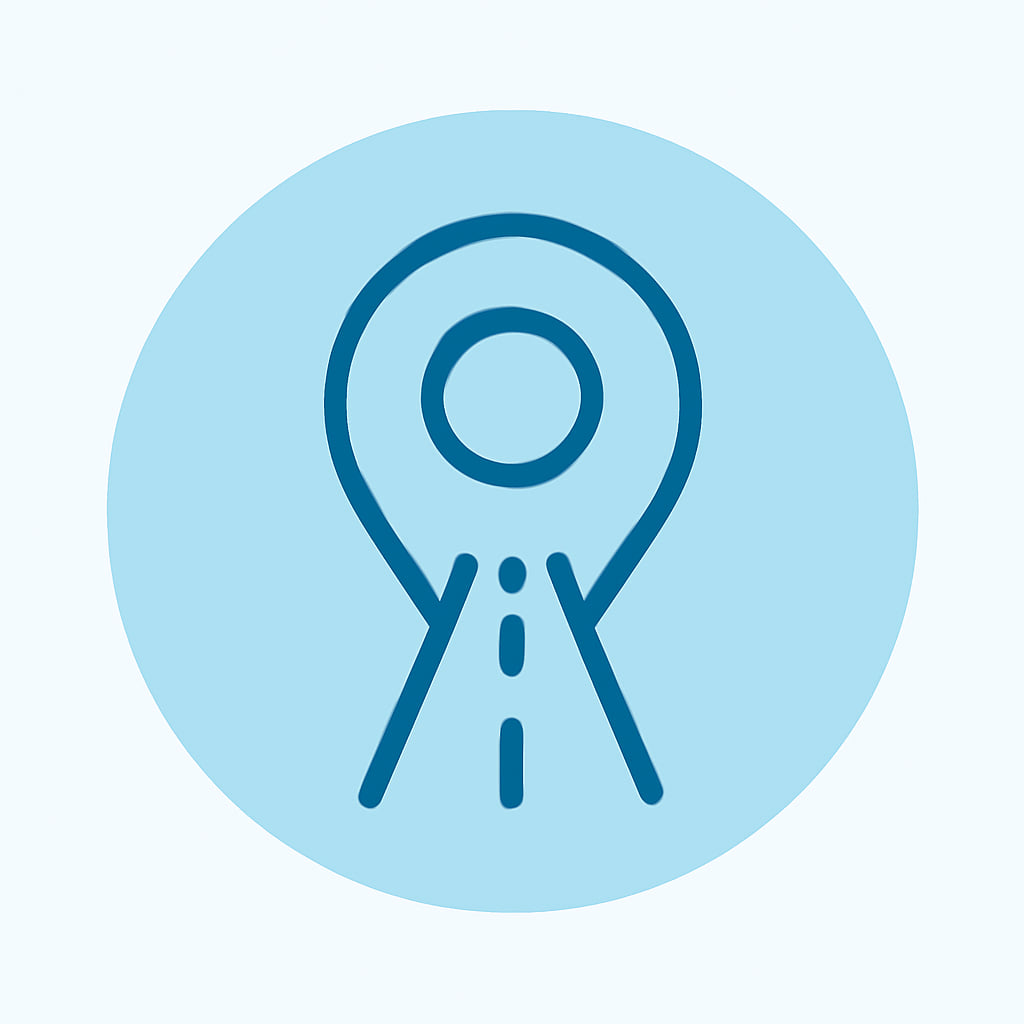 Icon representing practical location