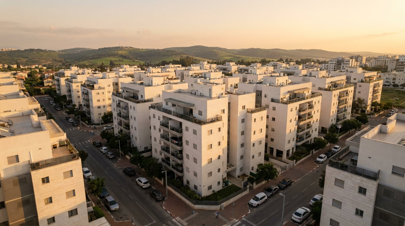 Aerial view of Holon in Tel Aviv District