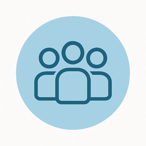 Icon representing community