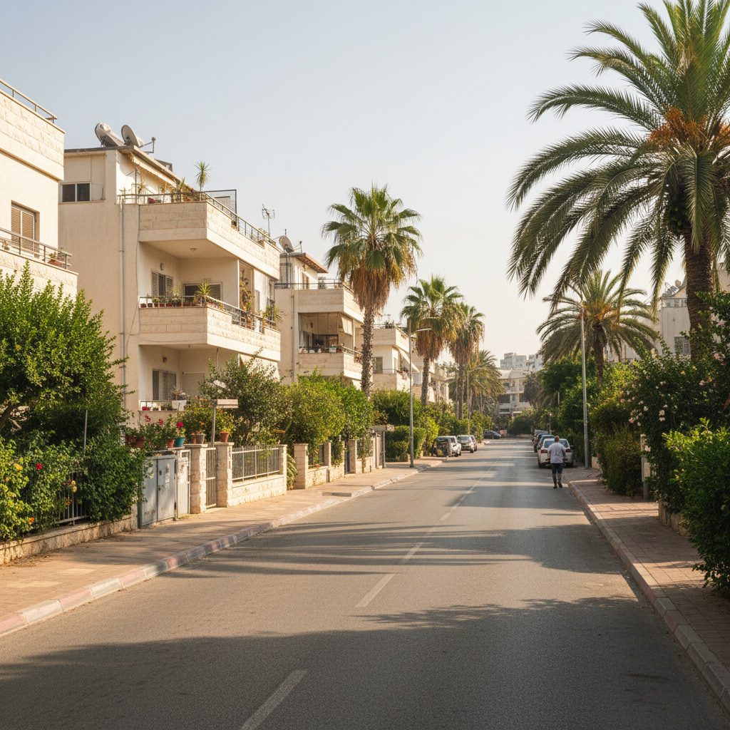 A scenic view of Azor in Tel Aviv District