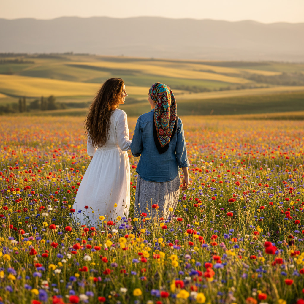 People enjoying outdoor activities in nature