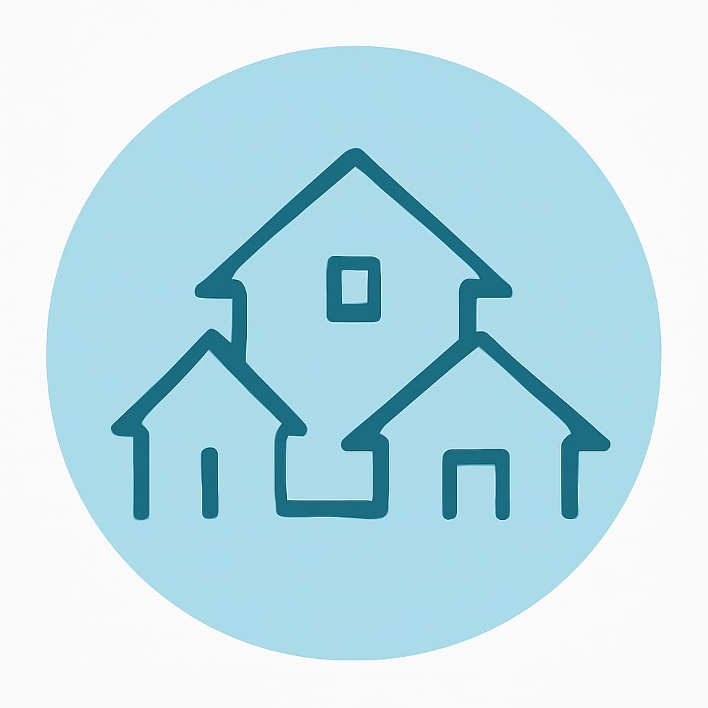 Icon representing diverse property types