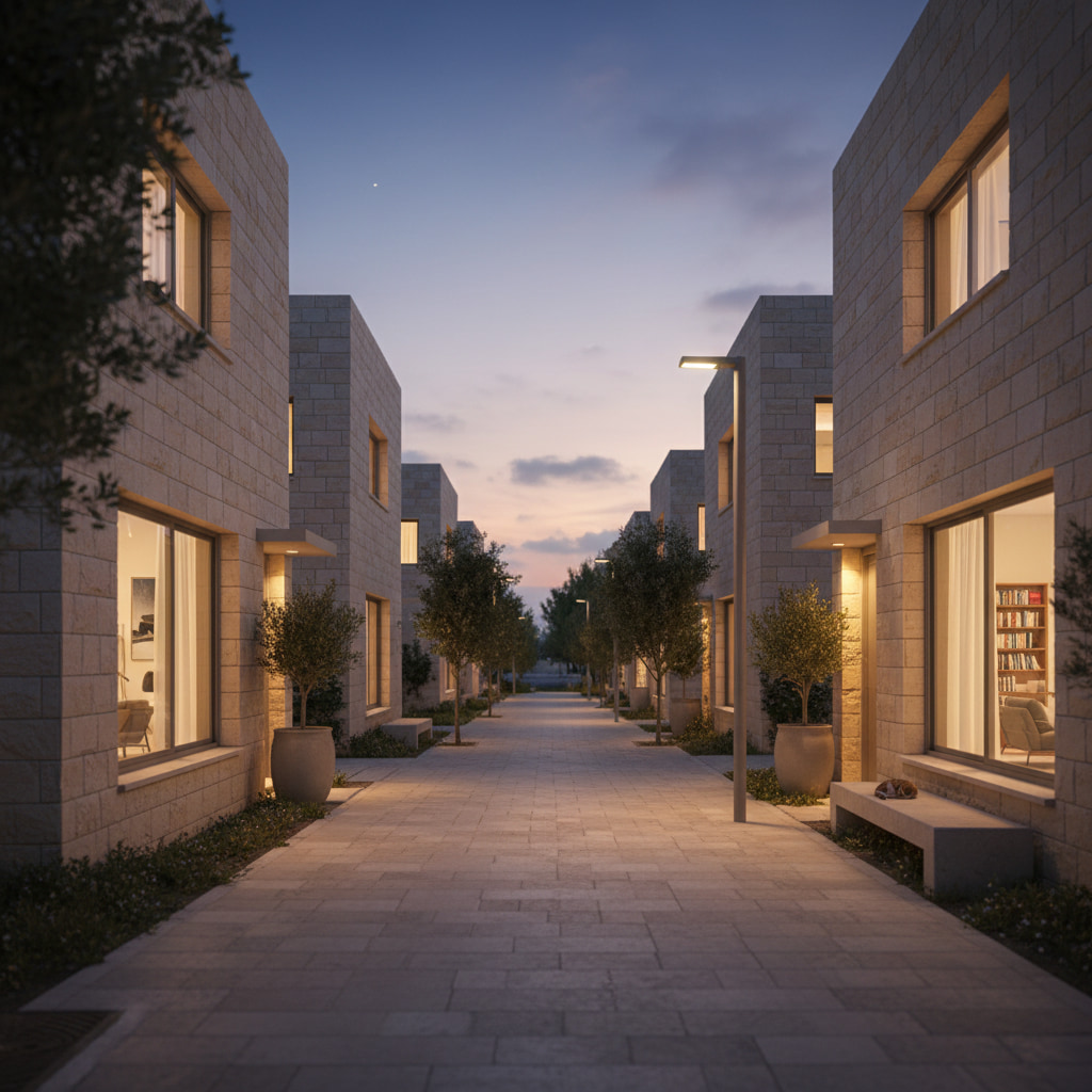 Low-density residential area