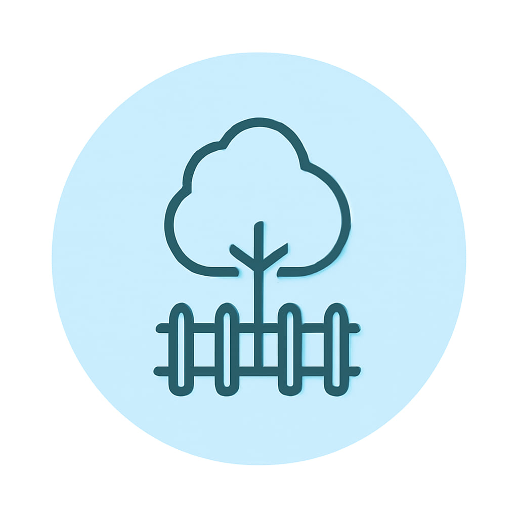 Space and privacy icon