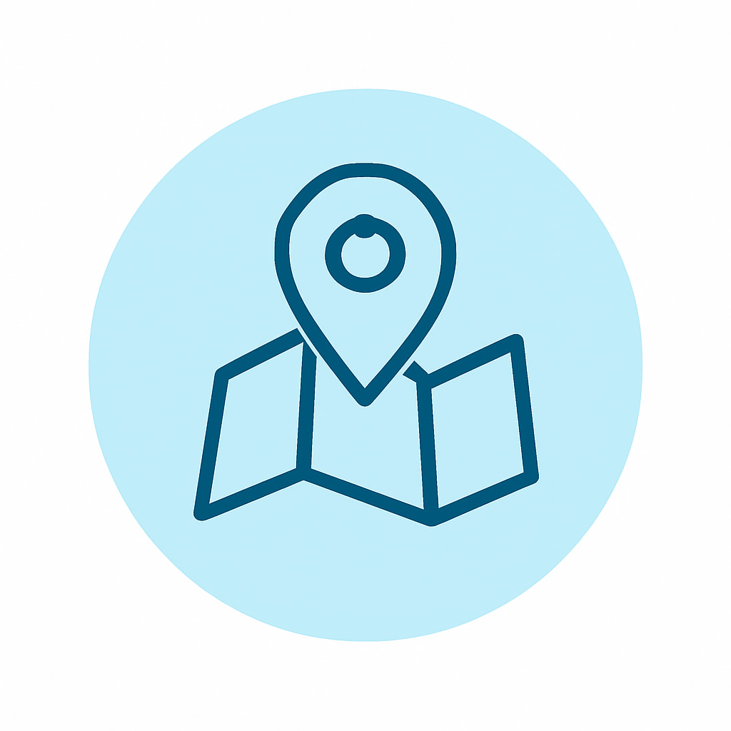 Practical location icon
