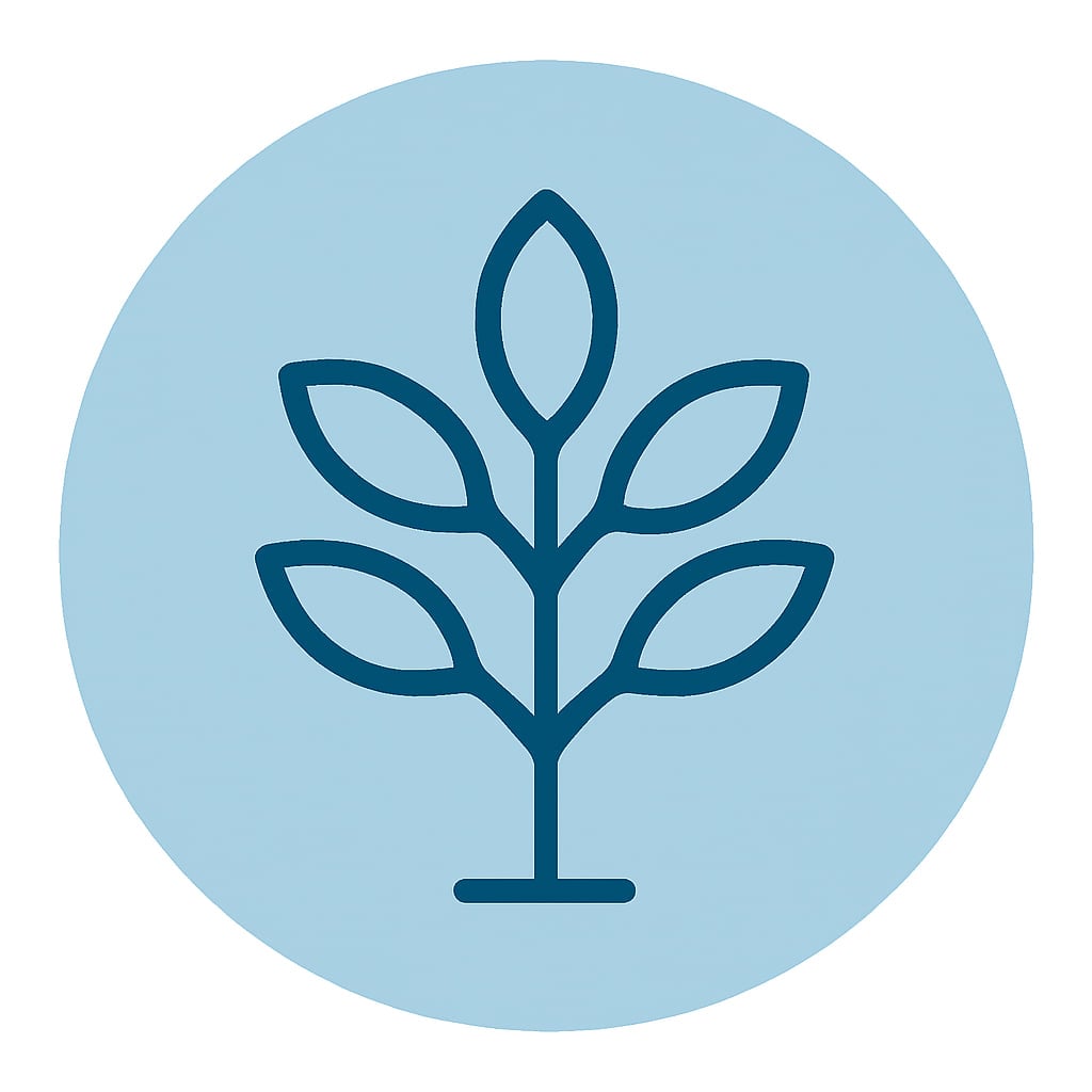 Nature icon representing green spaces