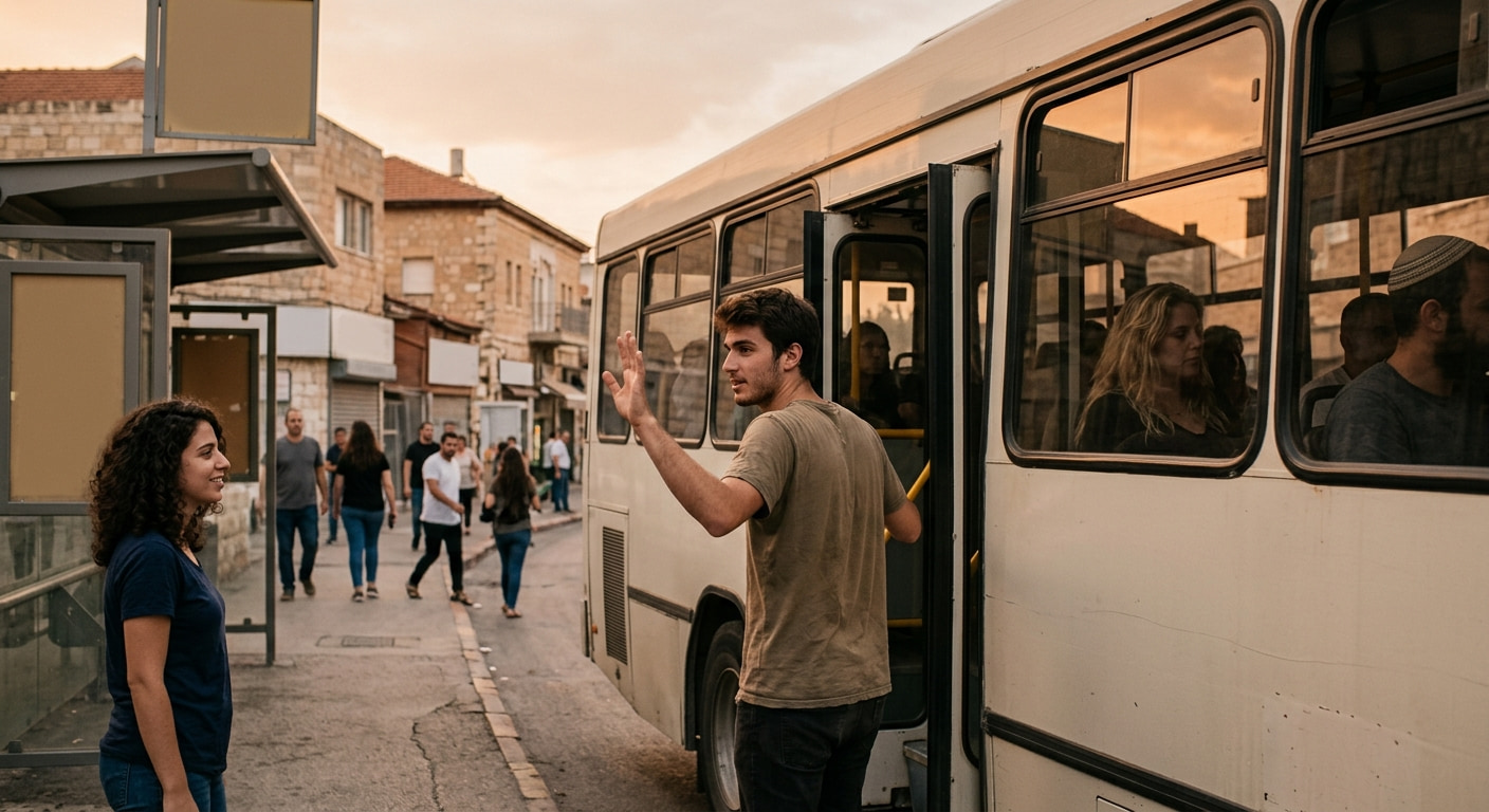 Transportation hub in Shaked