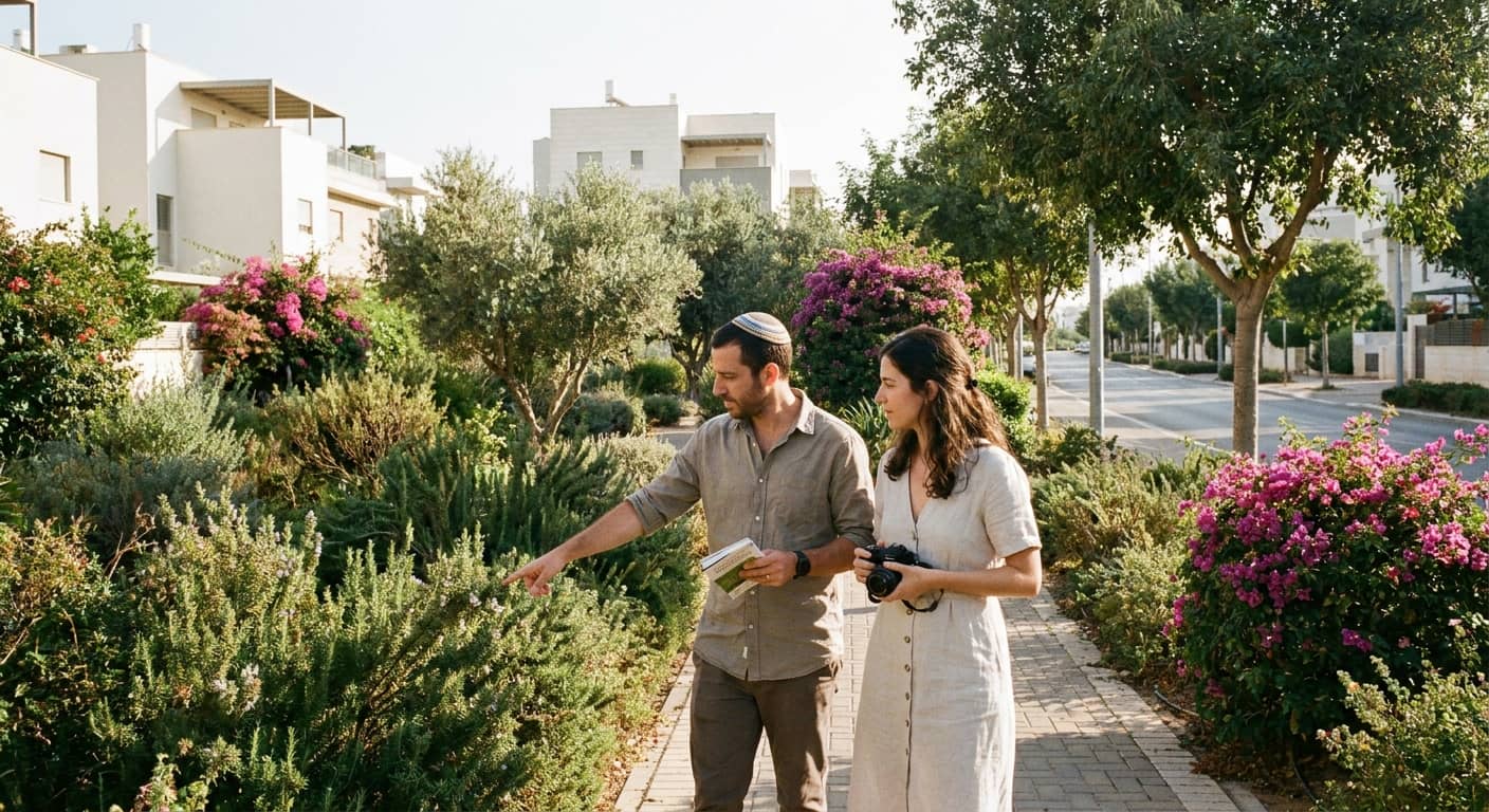 Nature enthusiasts exploring Ahi'ezer's surroundings