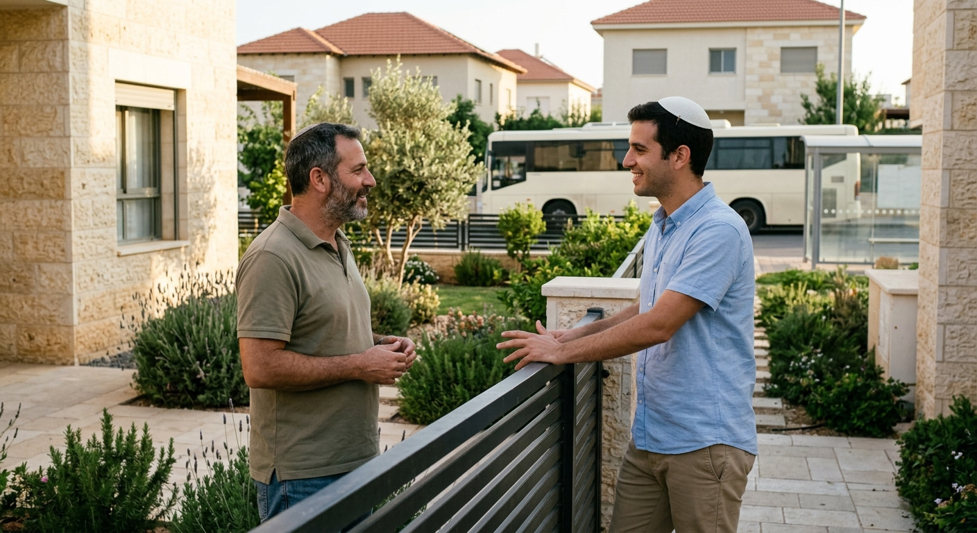 Low-density residential area in Tal Menashe