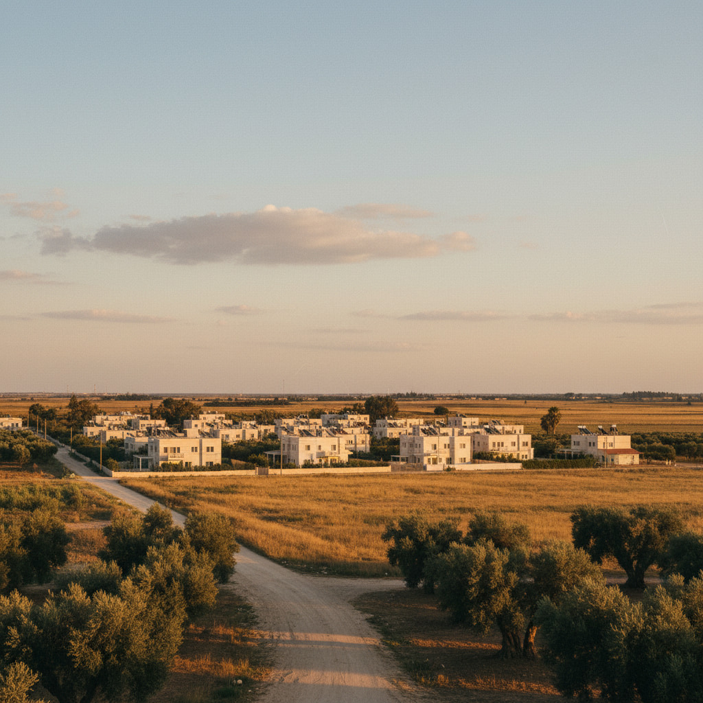 A scenic view of Mivtahim in the Southern District