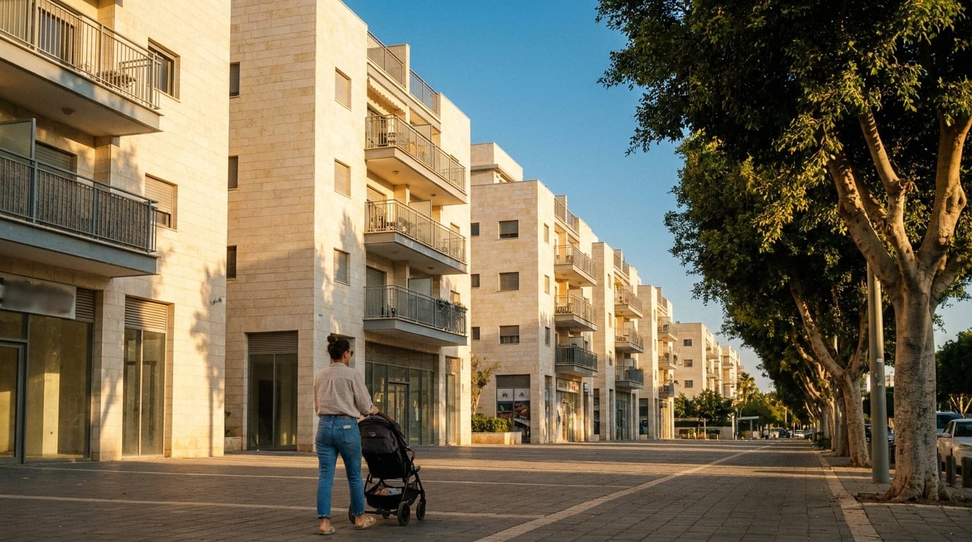 Low-density living scene in Bat Yam