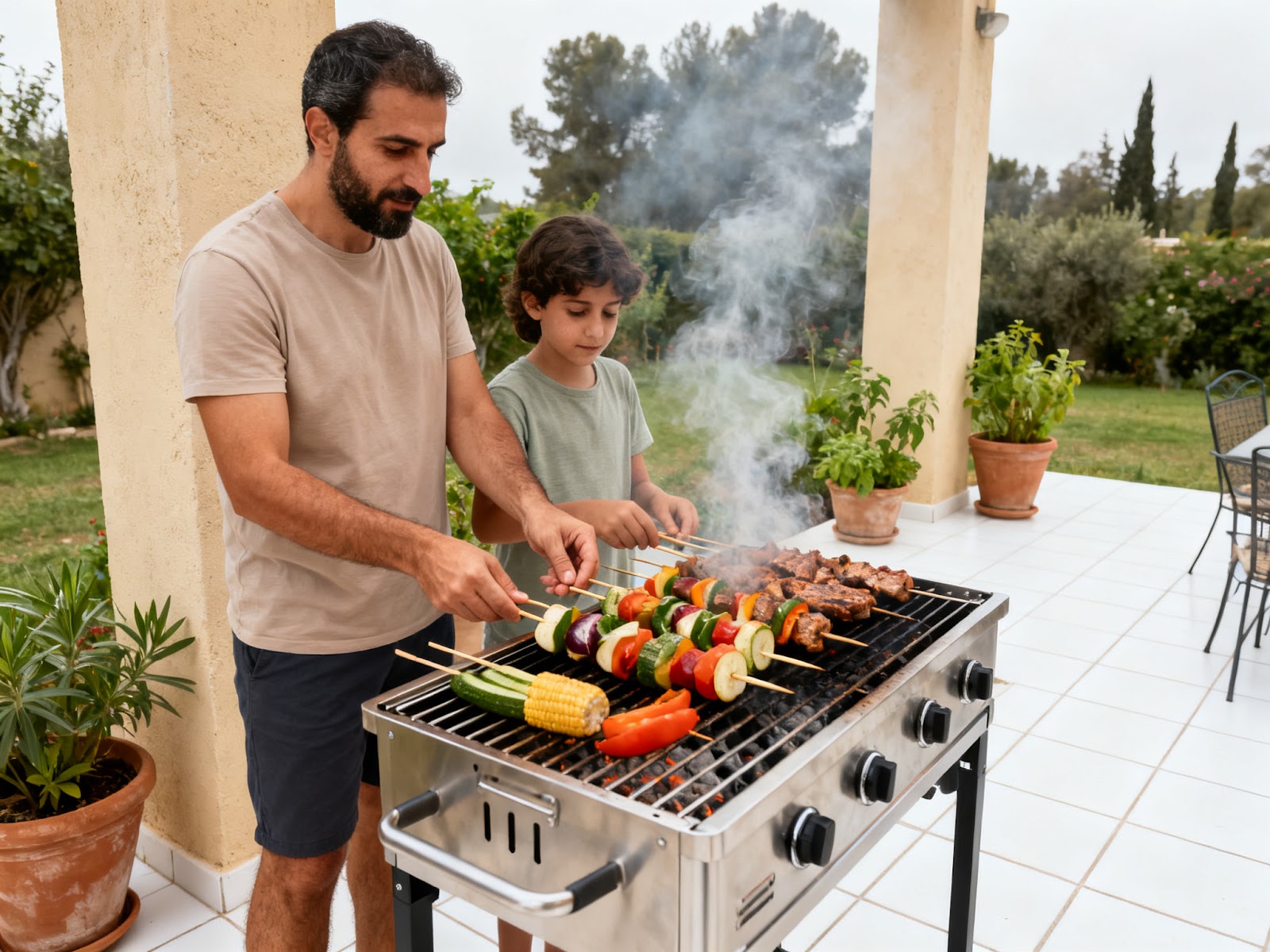 Family-friendly scene in Ginot Shomron