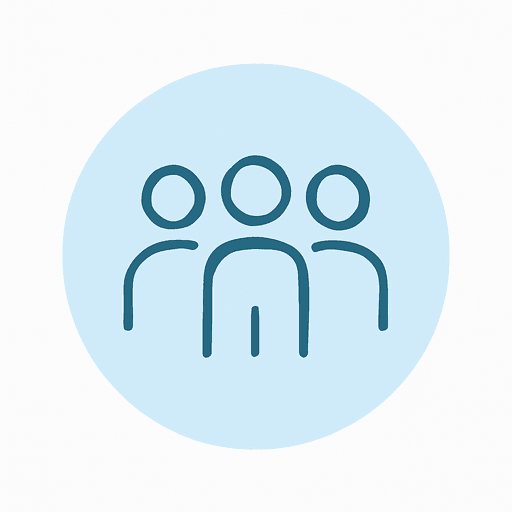 Icon representing community