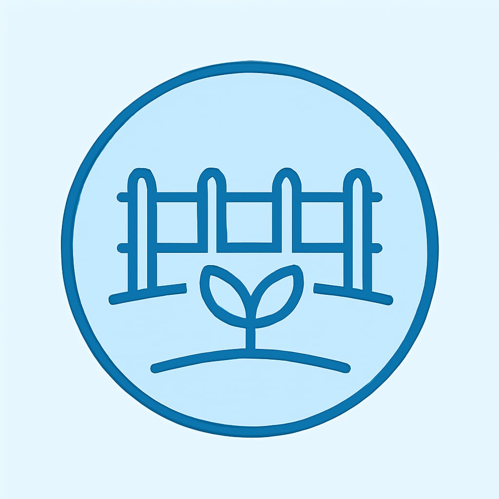 Icon representing space and privacy