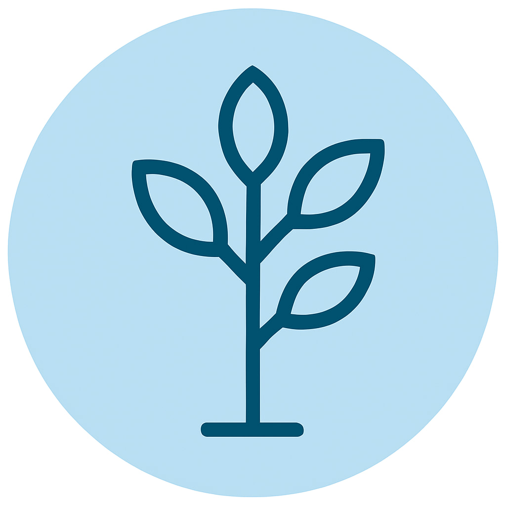 Icon representing nature and space