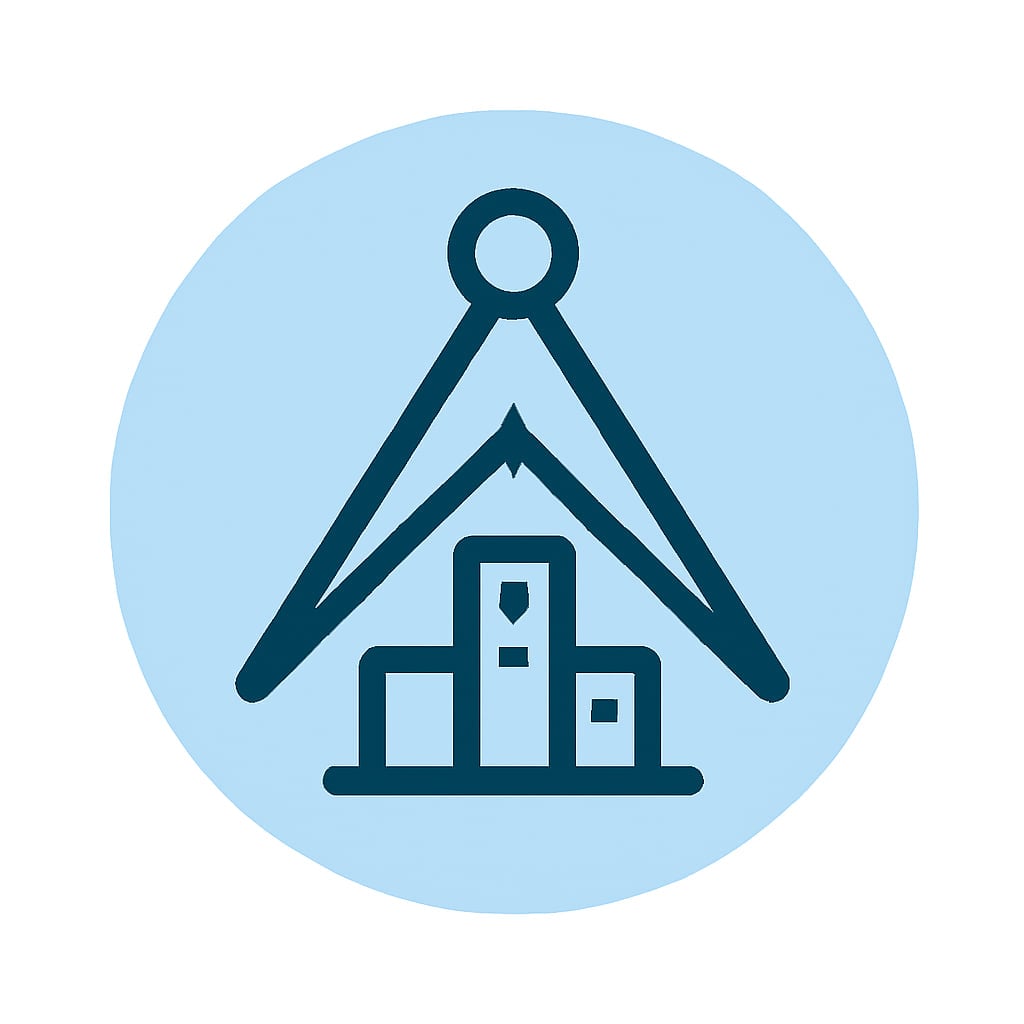 Location icon representing practicality