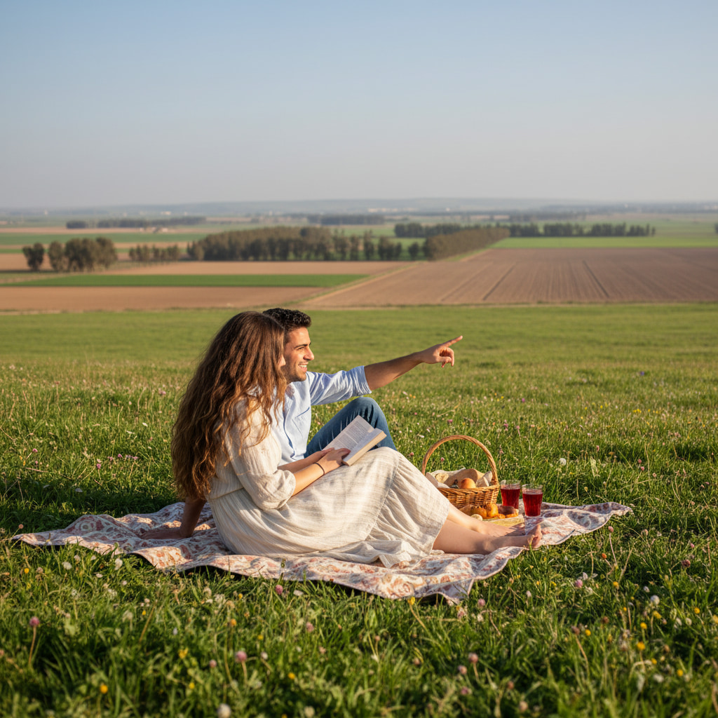 A scene of outdoor activities in Netivot