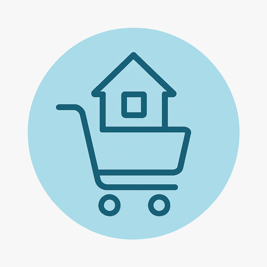 Icon representing local and regional services