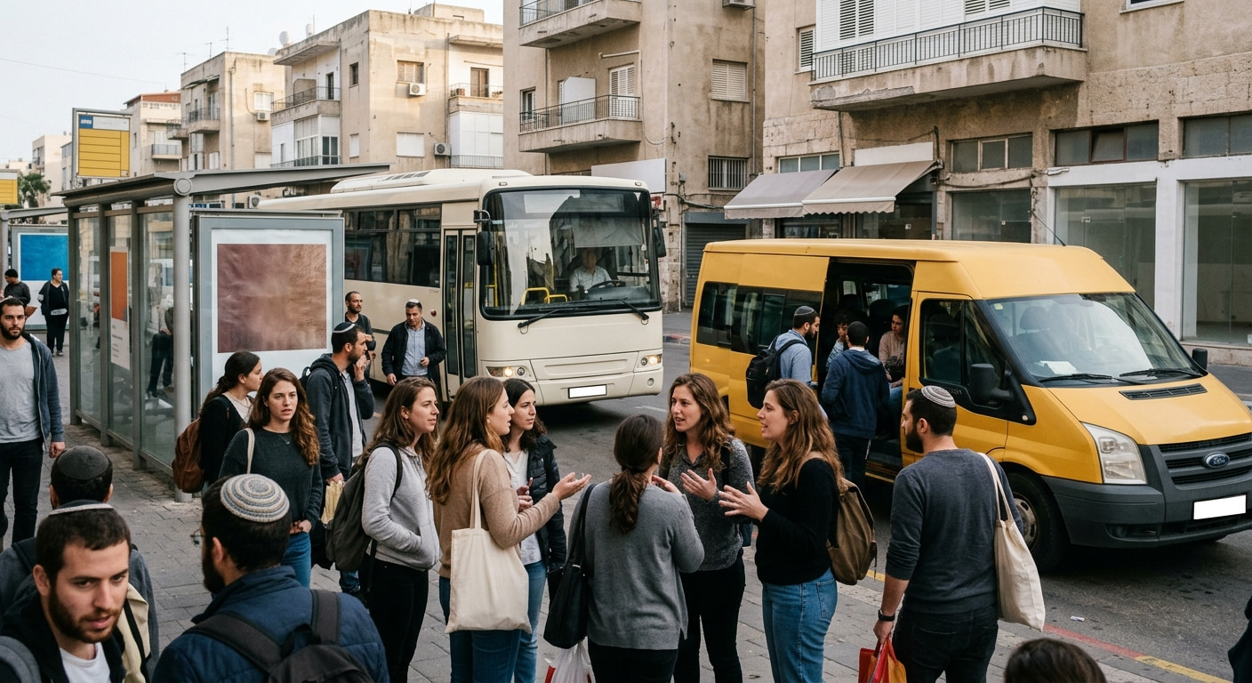 Transportation network in Ofakim