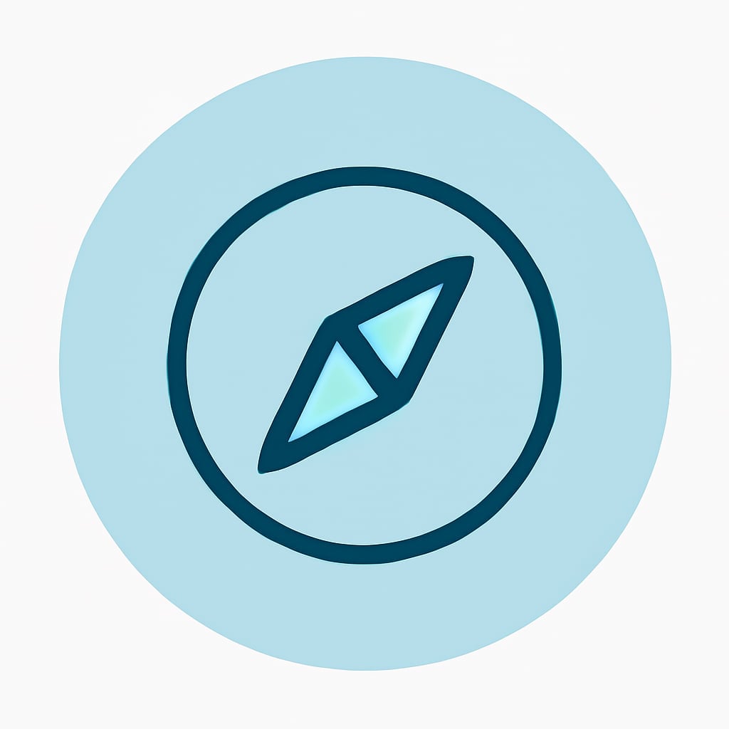 Location icon representing practicality