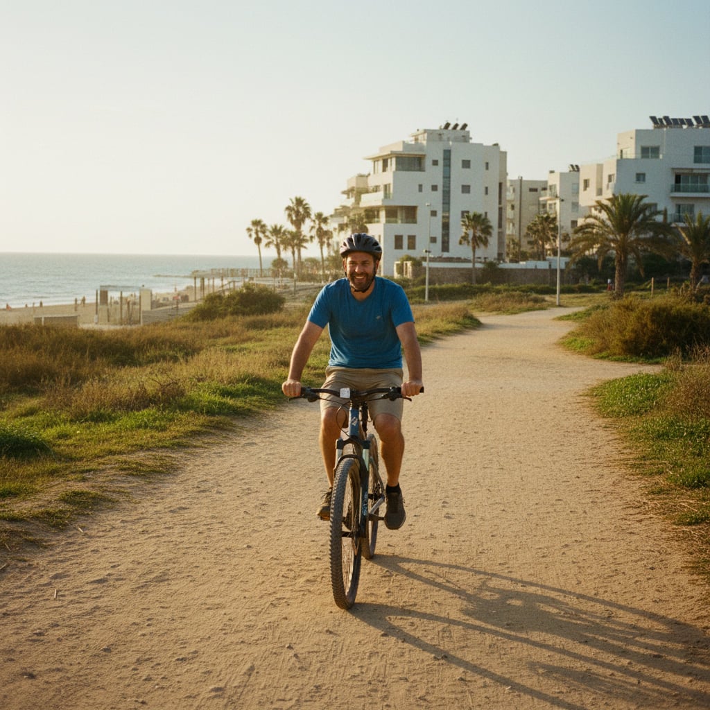 Outdoor activities scene in Bat Yam