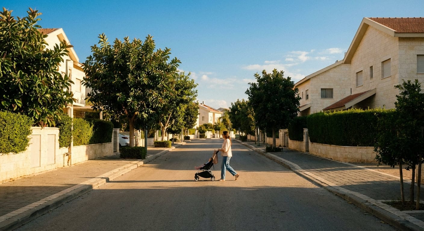 Daily living scene in Haifa