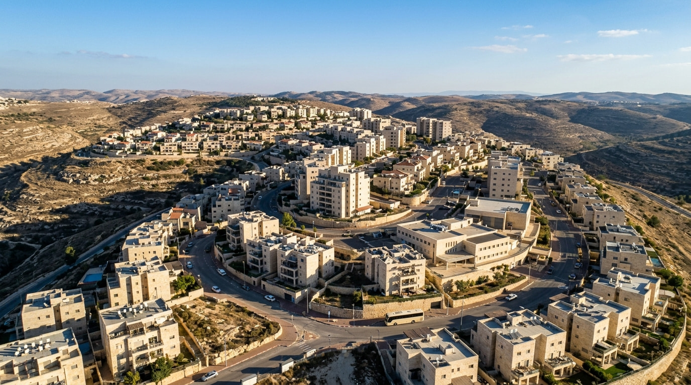 A scenic view of Efrat in Judea & Samaria
