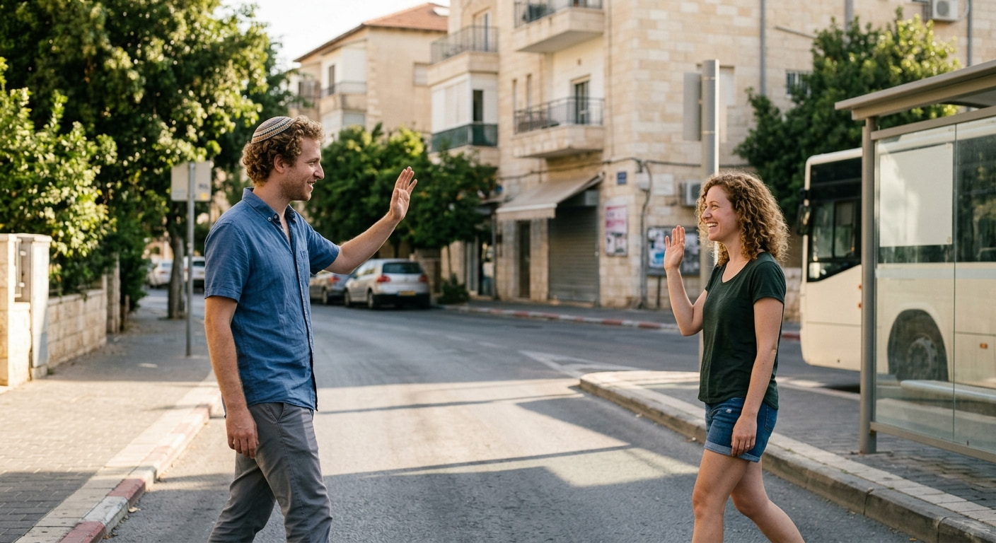 Low-density living scene in Sha'arei Tikva