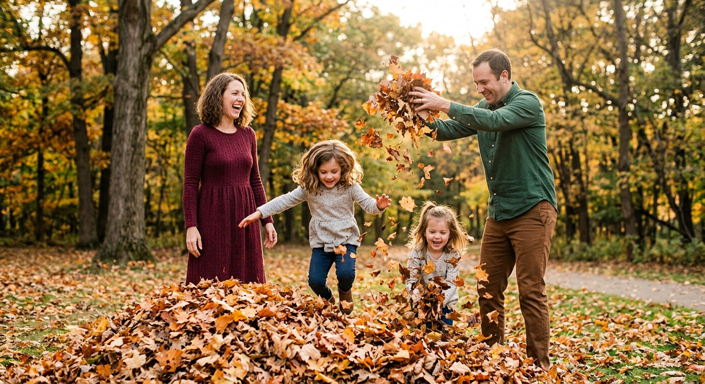 Family enjoying a day out in Tsfat