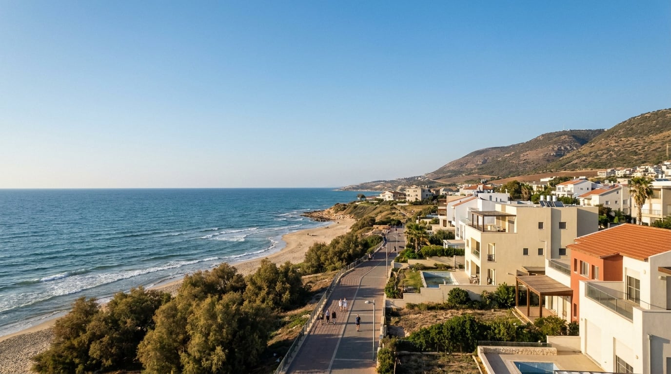 A scenic view of Atlit in Haifa District