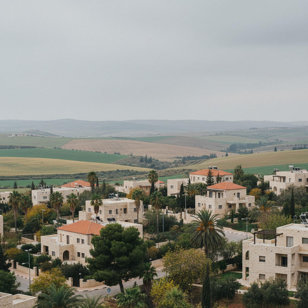 A scenic view of Talmon in Judea & Samaria