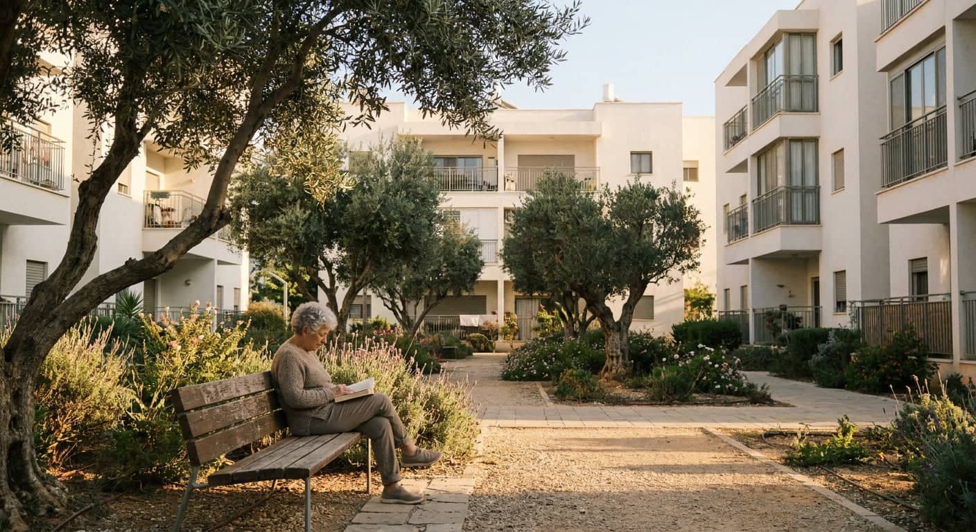 Low-density residential area in Hadera