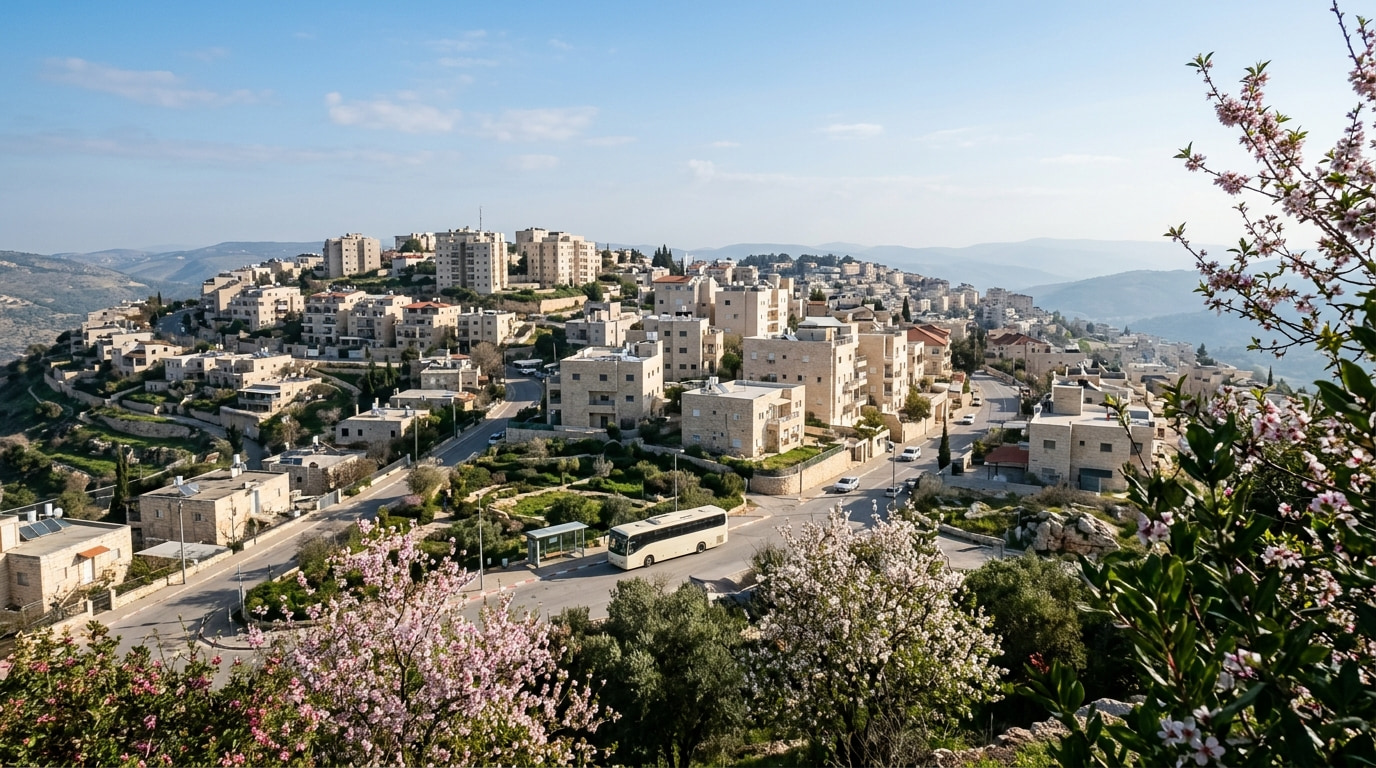 Scenic view of Tsfat in Northern District