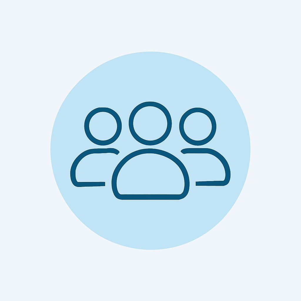 Icon representing community
