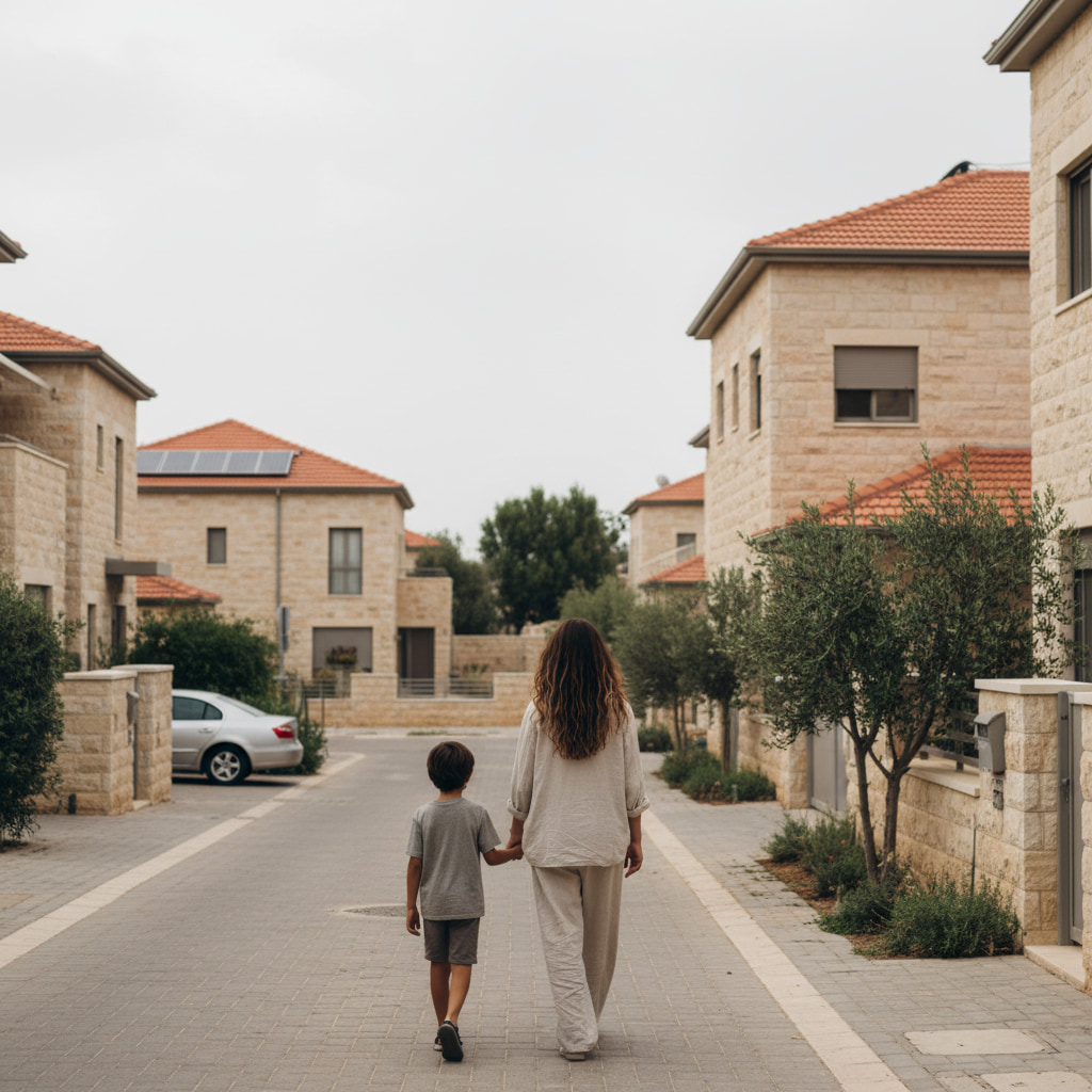 Family enjoying a day in Mivtahim