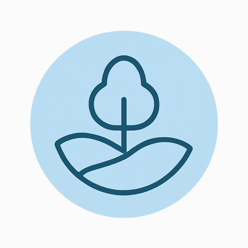 Icon representing open spaces and nature