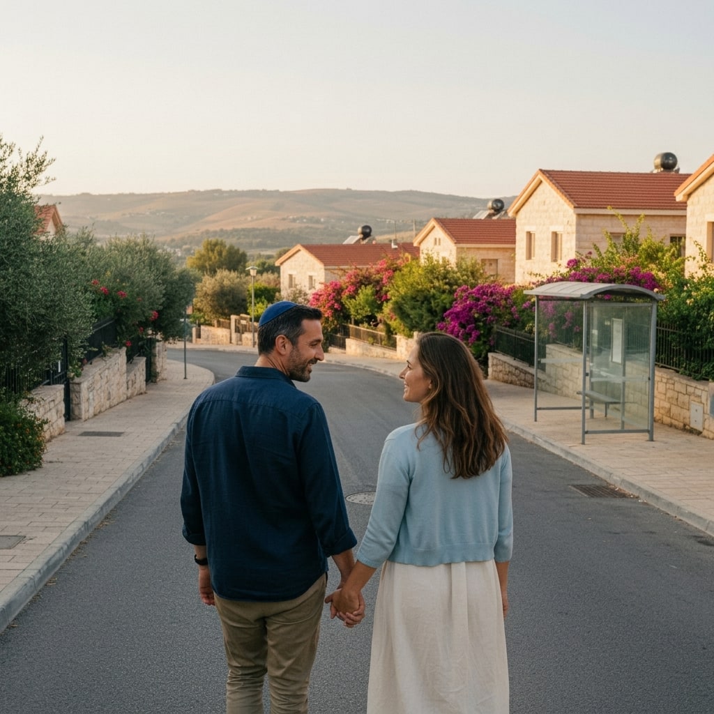 Home buyer inspecting a property