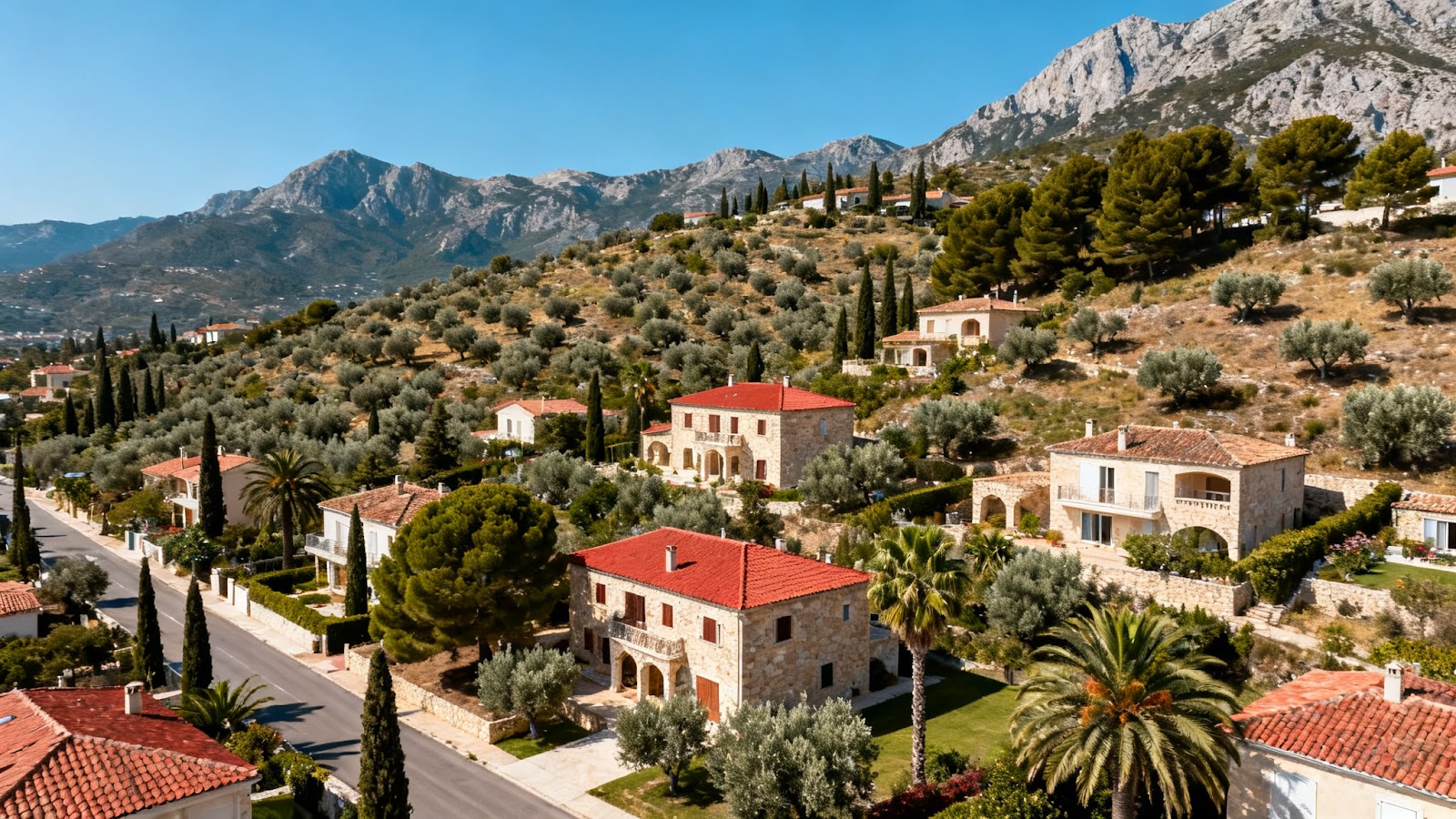Scenic view of Har Adar in Judea & Samaria