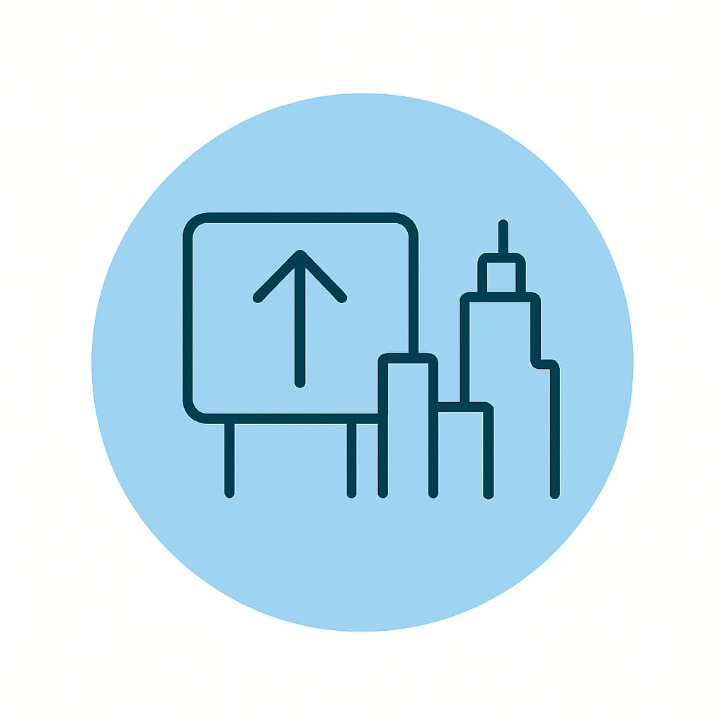 Property types icon representing diversity