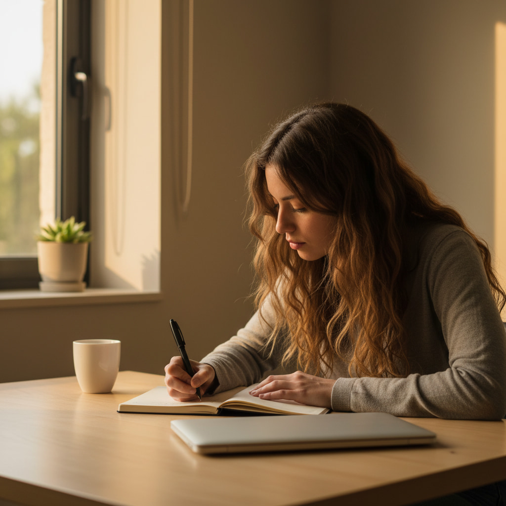 Remote worker in a home office in Pedaya