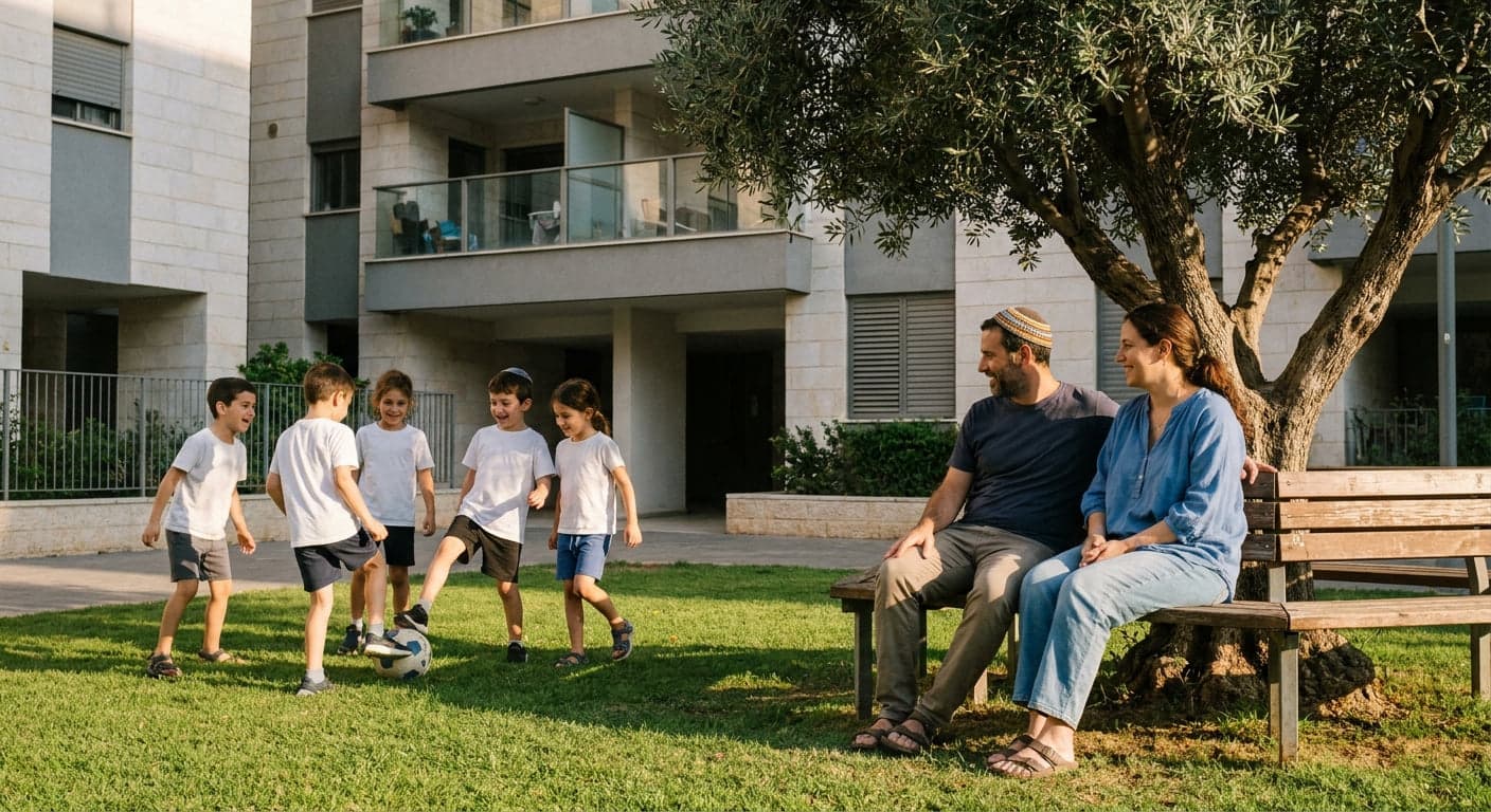 Community gathering in a local park