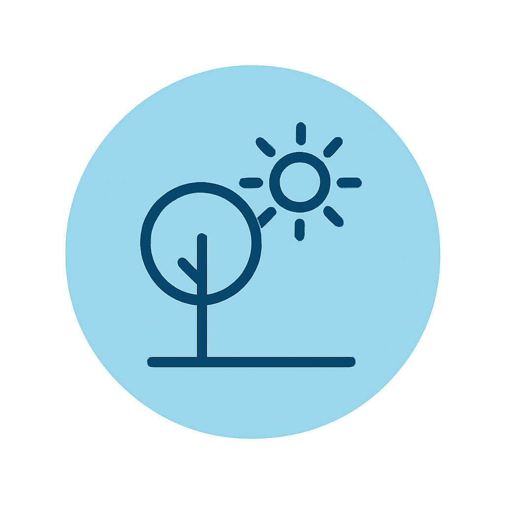 Icon representing natural spaces
