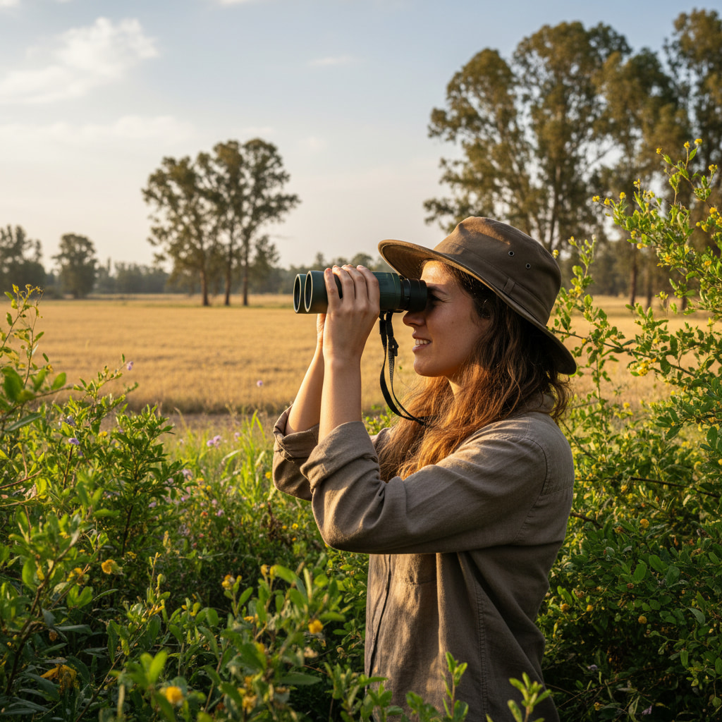 Person hiking in nature near Mattan