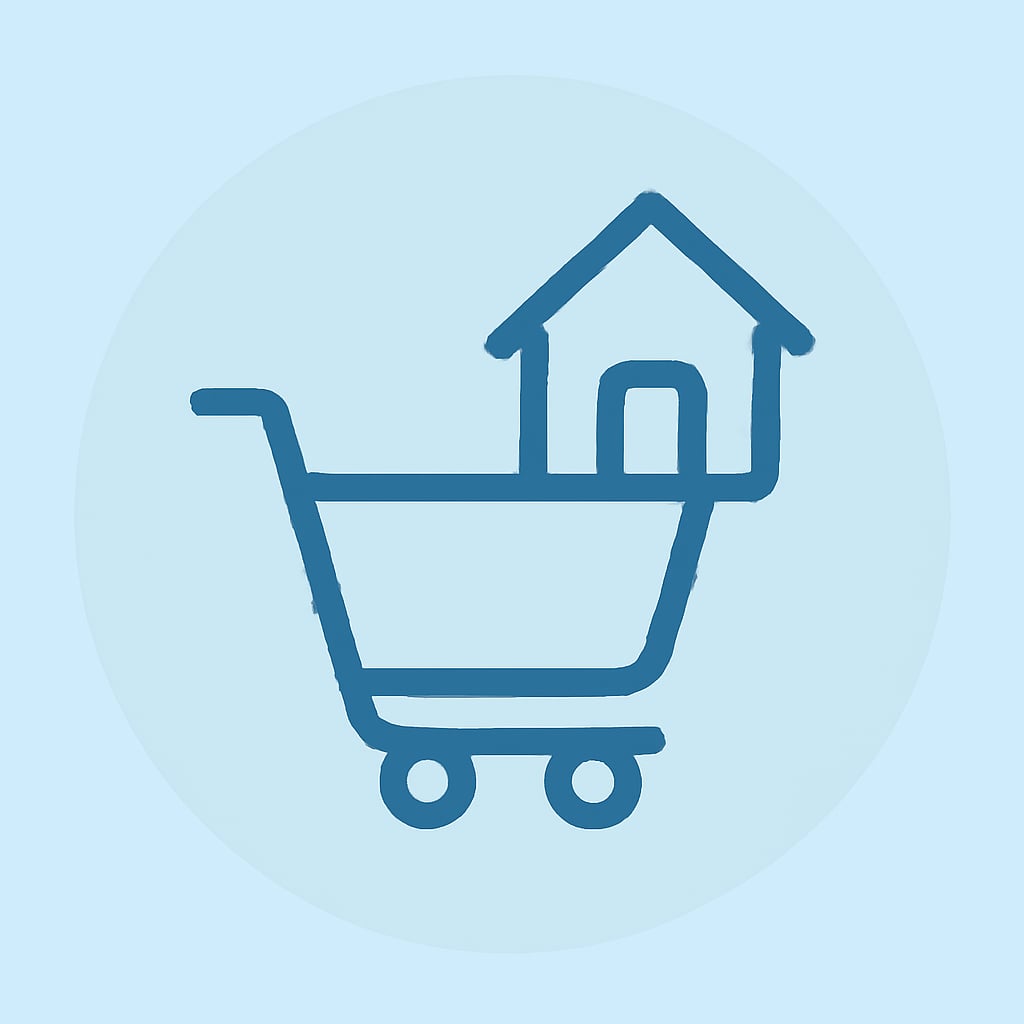 Icon representing local and regional services