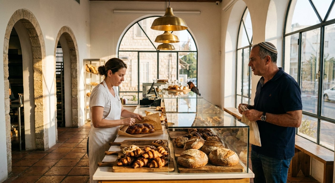 Community life scene in Haifa