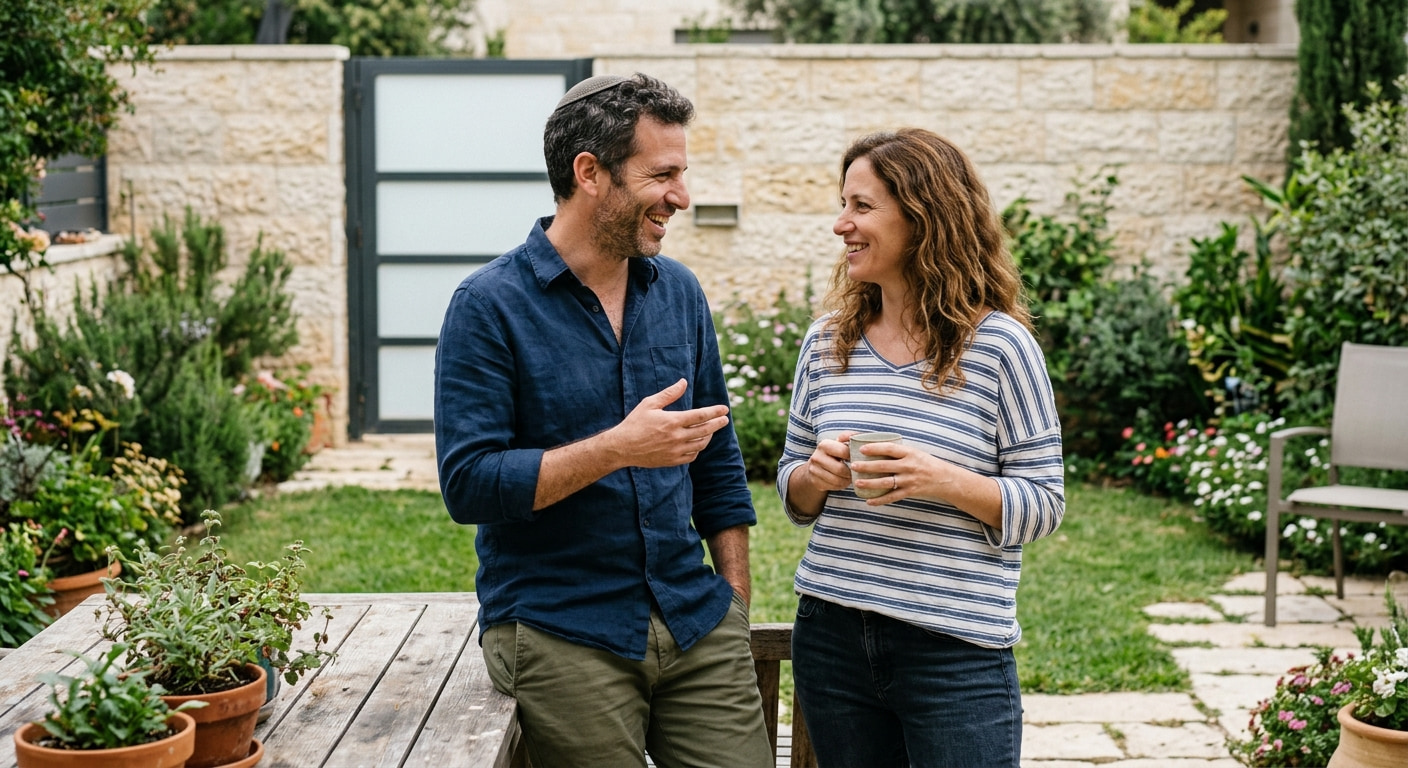 Homebuyer inspecting a property