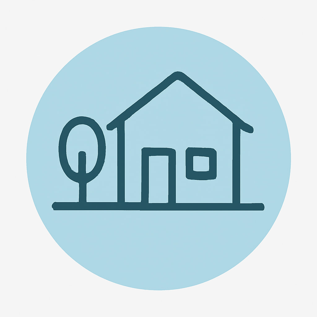 Space icon representing privacy