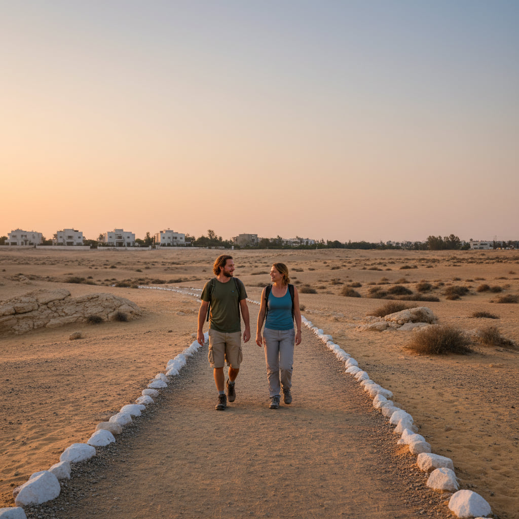 A hiking trail near Beersheva