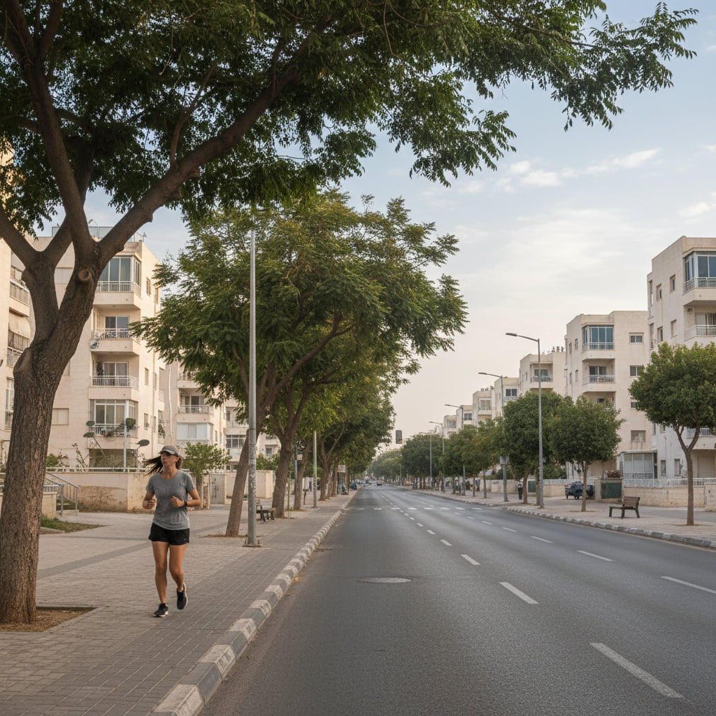 Low-density living scene in Kiryat Gat