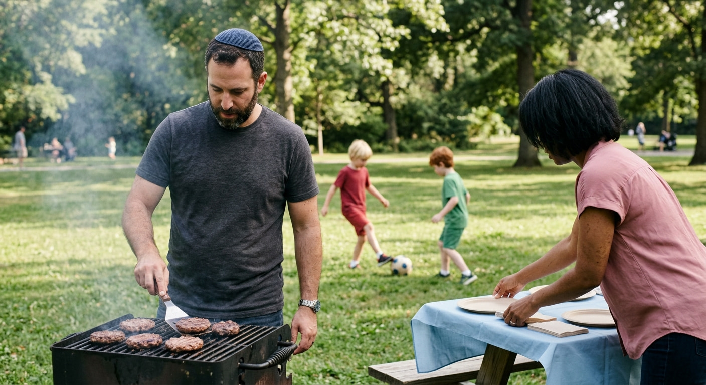 Family enjoying life in Tzofim